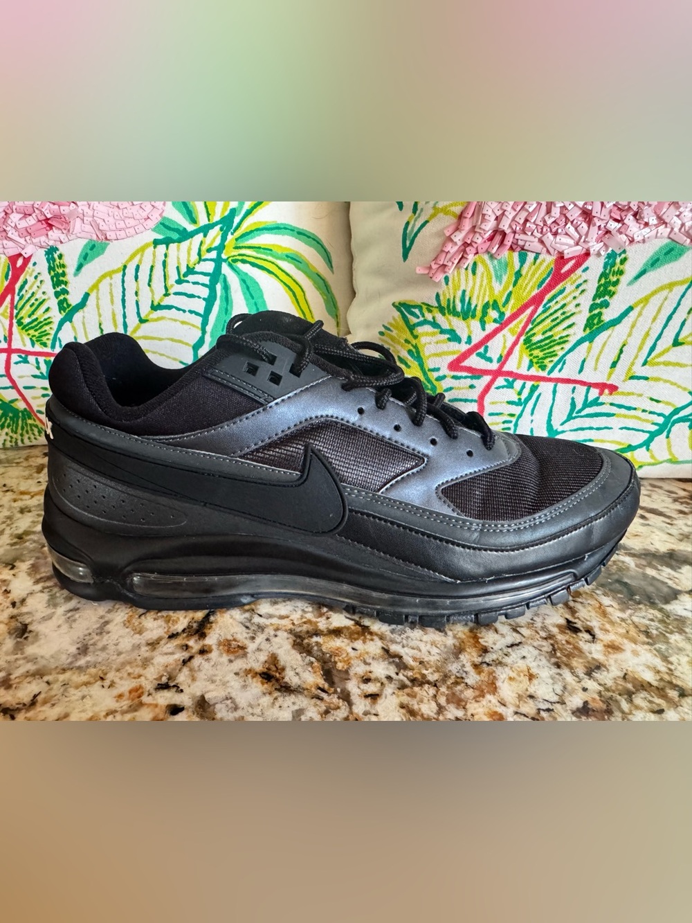 Nike Air Max 97\BW Black Metallic Hemetite Men’s Sneakers Size 12